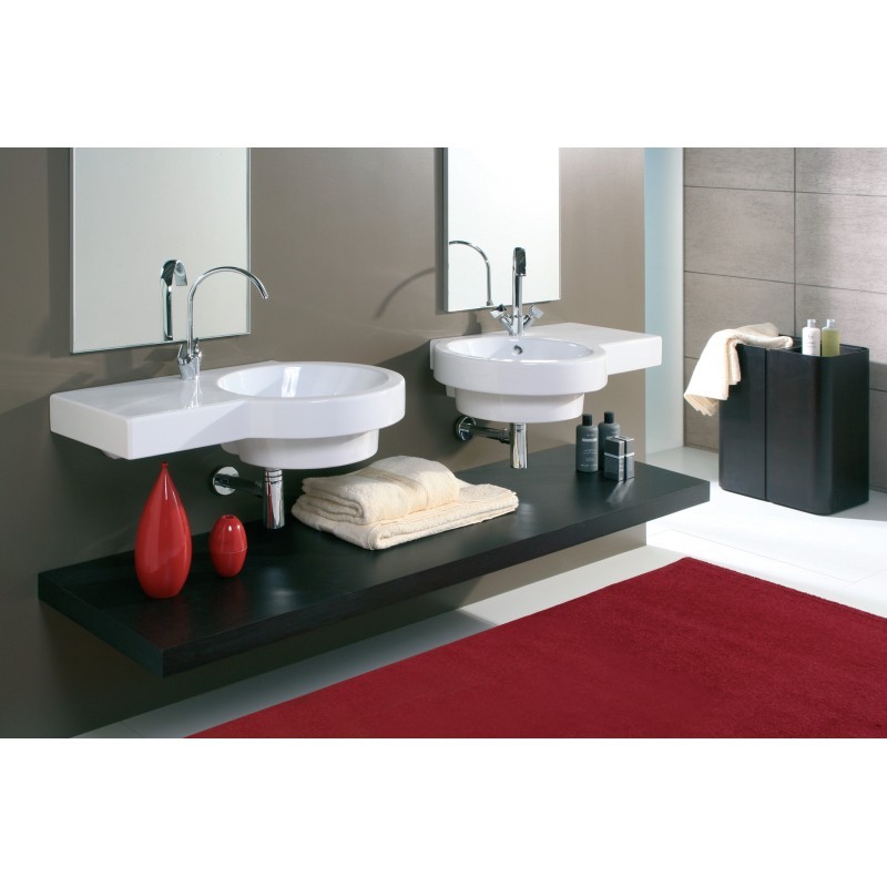 TUTTO-EVO lavabo sospeso 75 sx