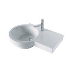 TUTTO-EVO lavabo sospeso 75 sx