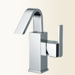 KLIP miscelatore monocomando bidet con canna alta finitura nickel spazzolato