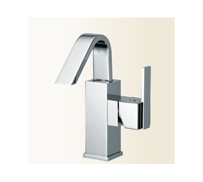 KLIP miscelatore monocomando bidet con canna alta finitura nickel spazzolato