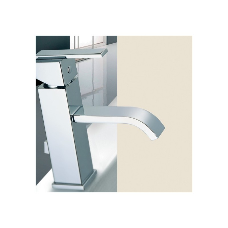 KLIP miscelatore monocomando lavabo con scarico automatico finitura cromo