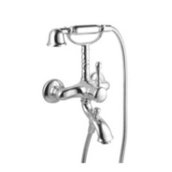 DALI' Monocomando vasca esterno con kit doccia finitura dark bronze