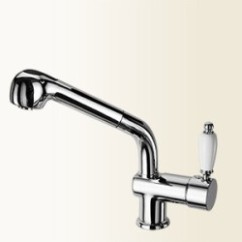 LINEA CUCINA miscelatore per lavello con doccetta estraibile finitura cromo