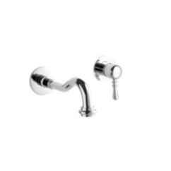 DALI' Monocomando lavabo a muro con canna mm 160 finitura ramato