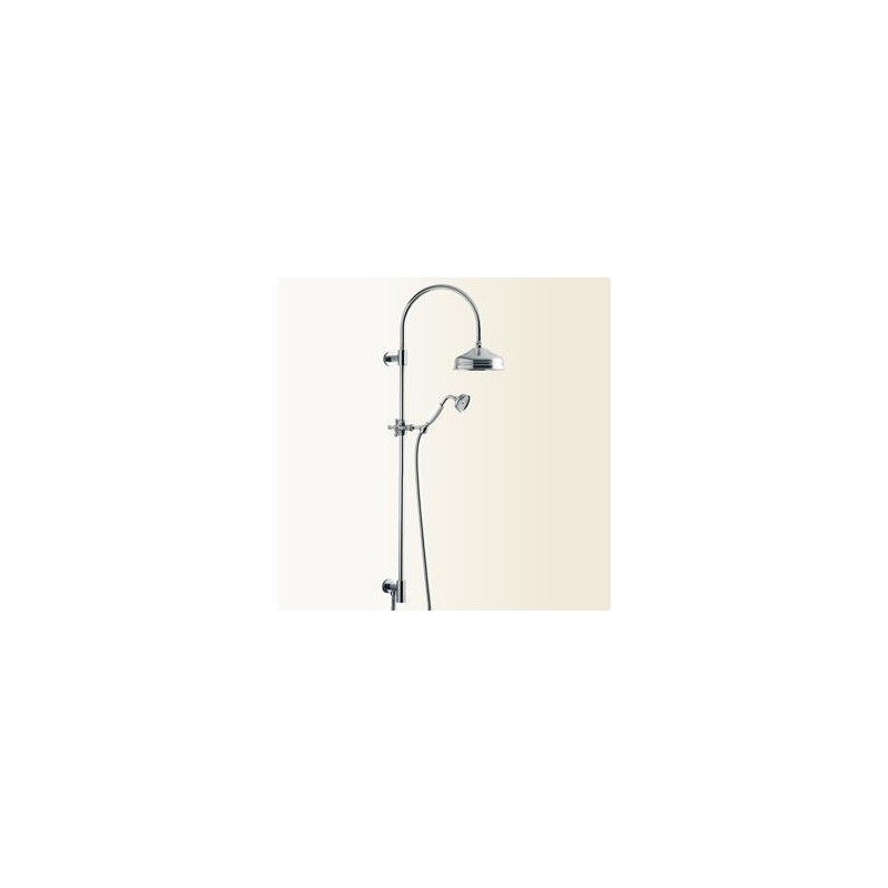 WELLNESS Colonna doccia in ottone retro' con presa ad acqua alta