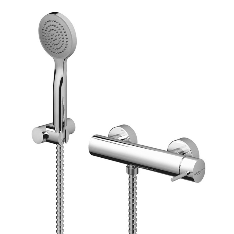 TRENDY Monocomando doccia esterno con kit doccia finitura cromo