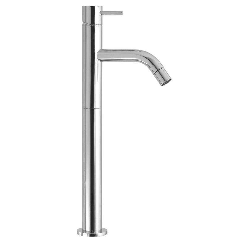 MODA Monocomando lavabo alto con piletta click-clack finitura cromo