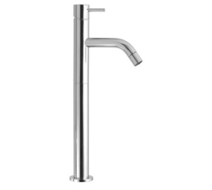 MODA Monocomando lavabo alto con piletta click-clack finitura cromo