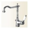 PARENTESI miscelatore monocomando lavabo finitura cromo-oro
