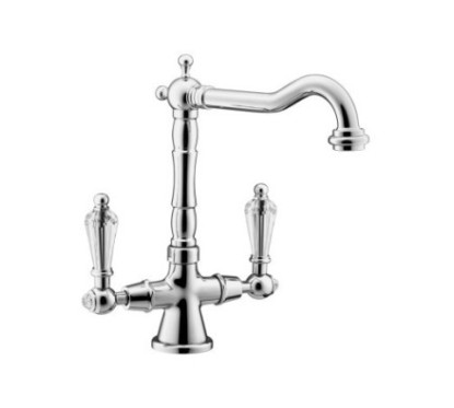 FLY BIJOUX monoforo per lavabo con canna alta finitura cromo