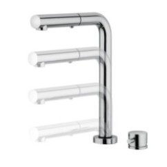 YES monocomando lavello sottofinestra finitura cromo