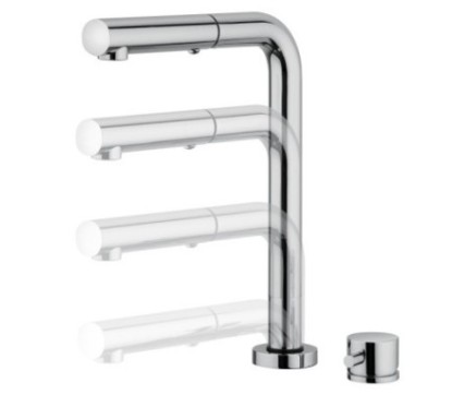 YES monocomando lavello sottofinestra finitura cromo