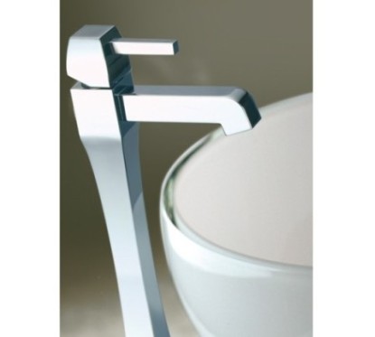 CHARLOTTE miscelatore monocomando lavabo alto finitura cromo