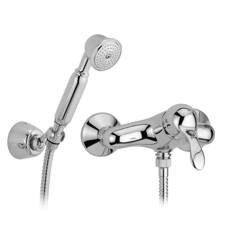 DUNA Monocomando doccia esterno con kit doccia finitura dark bronze