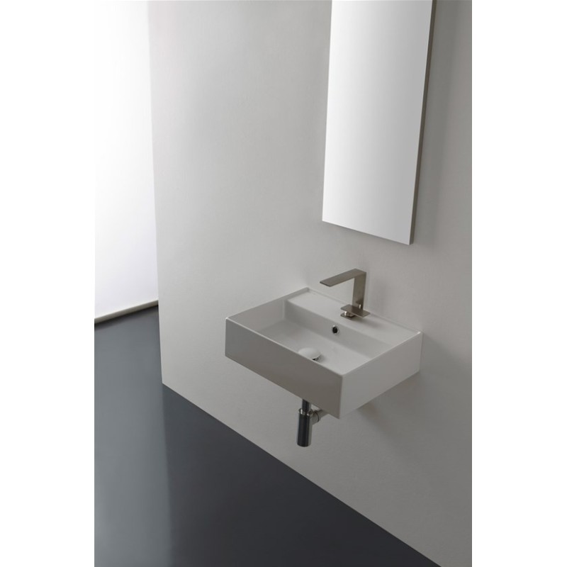 TEOREMA 2.0 50 lavabo da appoggio o sospeso