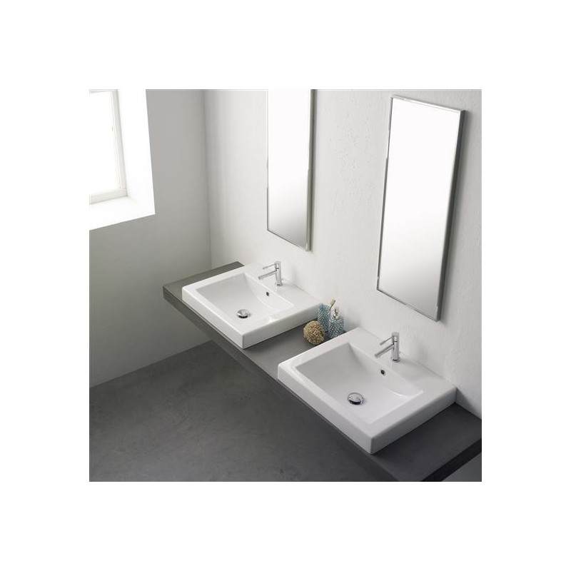 SQUARE 60A lavabo da incasso