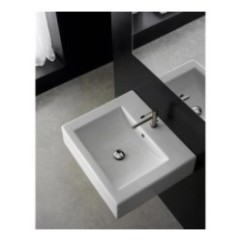 SQUARE 60B lavabo da appoggio o sospeso