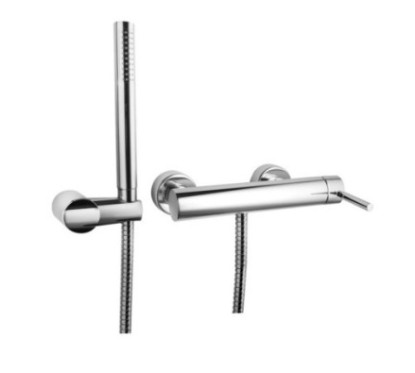 FORMA Monocomando doccia esterno con kit doccia finitura cromo