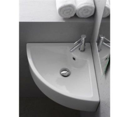 SQUARE E lavabo da appoggio o sospeso