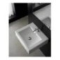 SQUARE 50B lavabo da appoggio o sospeso