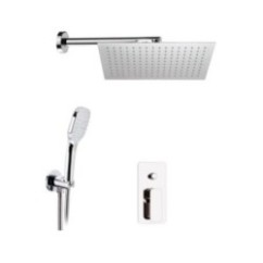 TIARA monocomando doccia incasso set completo finitura cromo