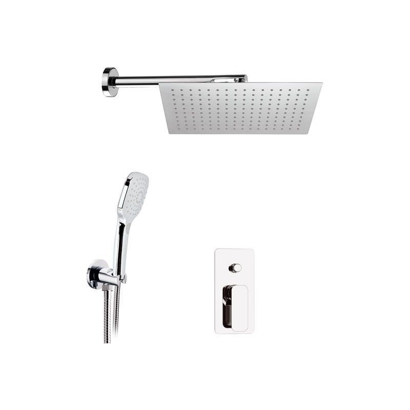 TIARA monocomando doccia incasso set completo finitura cromo