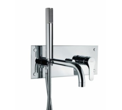 FLY monocomando vasca da incasso con duplex finitura cromo