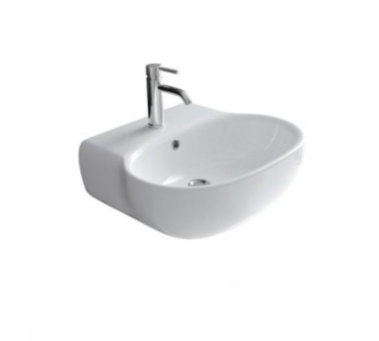 ERGO lavabo cm 55x48xh18, monoforo