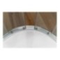YUMI Box doccia Circolare scorrevole finitura bianco 80 cm h195 trasparente (misura 77/80-77/80 h.195 raggio 55)