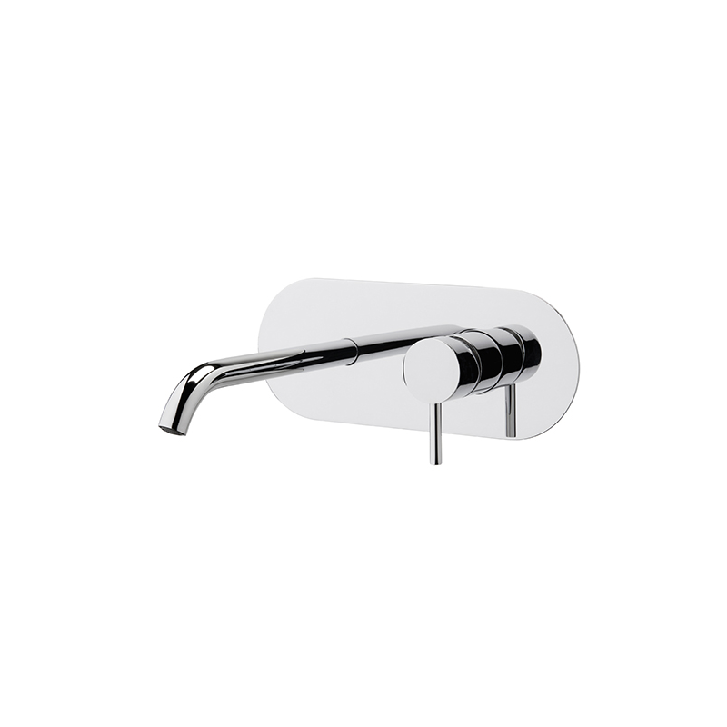 TONDì Monocomando lavabo ad incasso completo di EASY-BOX finitura cromo