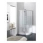 TAKO Box doccia Circolare scorrevole finitura bianco 80 cm trasparente (misura 78/80-78/90 h.185)