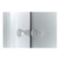 TAKO Box doccia Circolare scorrevole finitura bianco 80 cm trasparente (misura 78/80-78/90 h.185)
