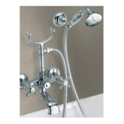 PAPIRO gruppo vasca esterno finitura nickel spazzolato