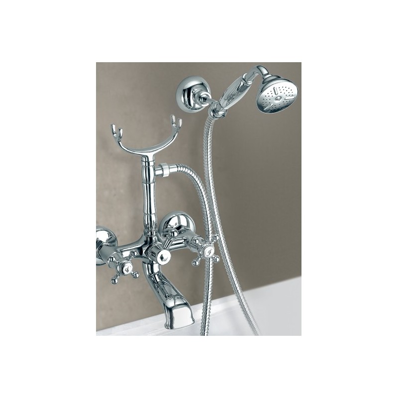 PAPIRO gruppo vasca esterno finitura nickel spazzolato