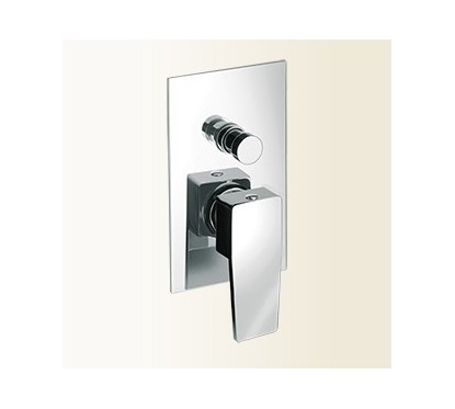 H2Q miscelatore monocomando doccia/vasca incasso con deviatore finitura cromo