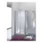 BOREAS Porta a soffietto finitura bianco 70 cm trasparente (misura 65/70 h.185)