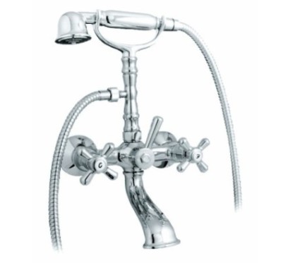 MAYA gruppo vasca con doccia finitura cromo