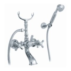 MAYA gruppo vasca con doccia duplex finitura cromo