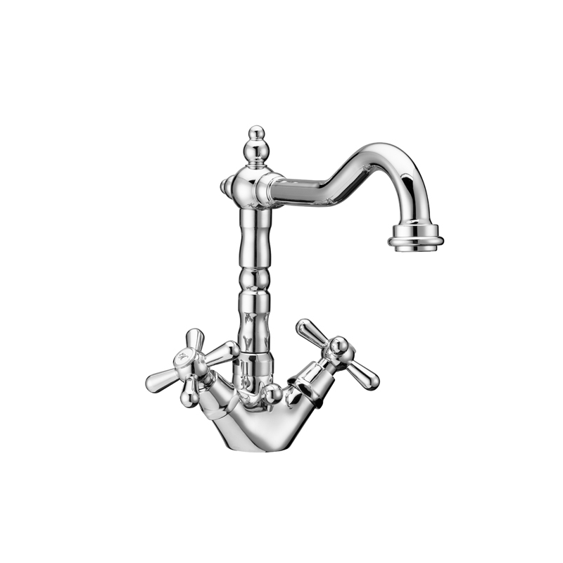 ERICE Gruppo monoforo lavabo scarico 1”1/4 finitura cromo