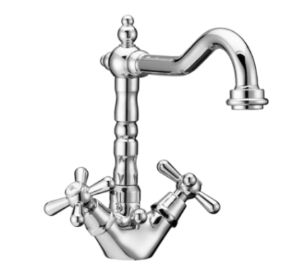 ERICE Gruppo monoforo lavabo scarico 1”1/4 finitura cromo