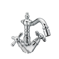 ERICE Gruppo monoforo bidet scarico 1”1/4 finitura cromo