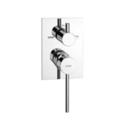 THOR Monocomando doccia incasso tre uscite finitura cromo