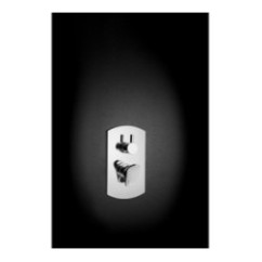 BèK Monocomando doccia incasso tre uscite finitura cromo