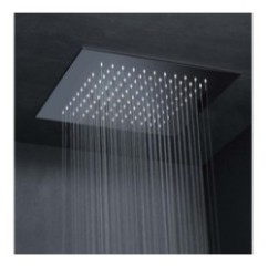 RAIN-S Soffione da Incasso quadro in acciaio inox 36x36 finitura cromo