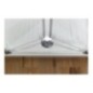 SALOON DOOR Porta 2 ante battente finitura bianco 70 cm trasparente (misura 66/71 h.185)