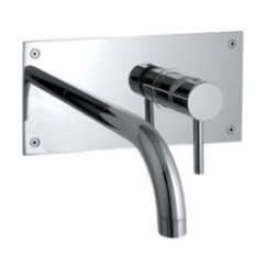 MICRON monocomando lavabo da incasso senza scarico finitura cromo