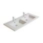 PLUS DESIGN lavabo 121x51 doppio bacino
