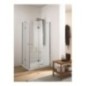 SKA Box doccia Angolare 2 battenti + 2 fisse finitura cromo 80 cm trasparente (misura 77/80-77/80 h.185)