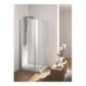 SOHO Box doccia Angolare porta battente finitura bianco 70 cm trasparente (misura 68/70-68/70 h.200)