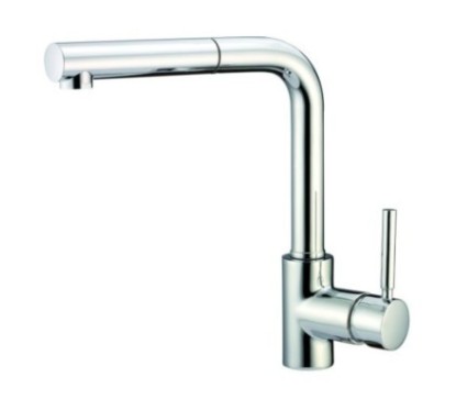 HARRY monocomando per lavello con doccia estraibile finitura brushed nickel
